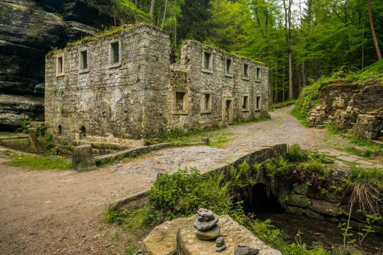 Penzion U Vyhlidky Chřibská المظهر الخارجي الصورة